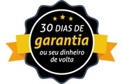 garantia de devolução do dinheiro em 30 dias