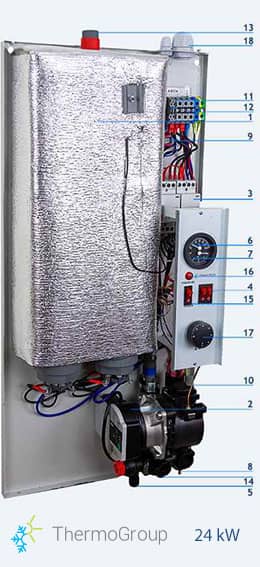 <small> Caldeira elétrica </small> 24 kW